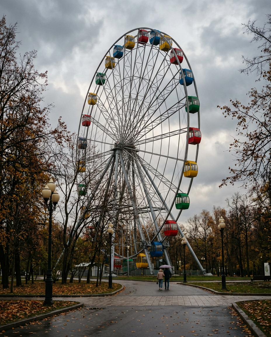 Аттракционы в будни