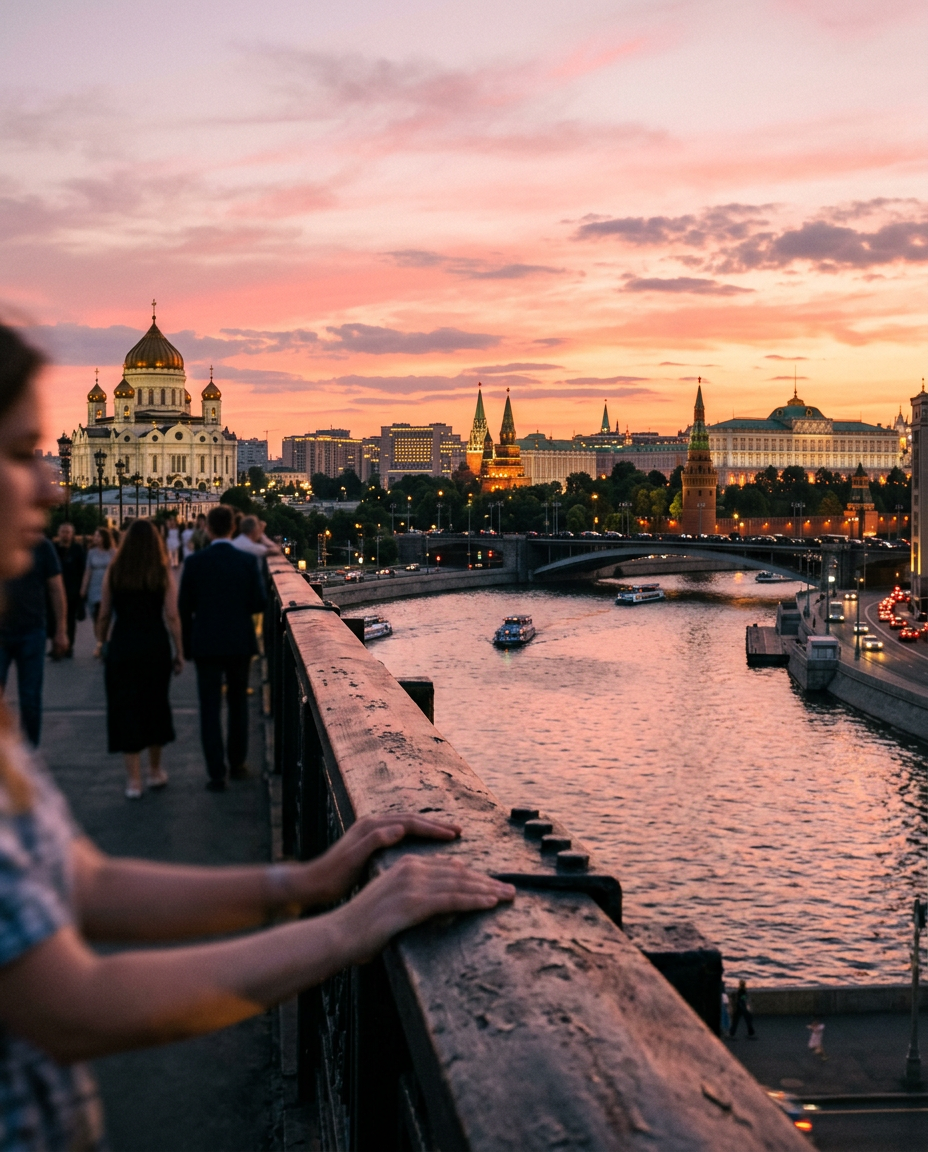 Город с высоты мостов