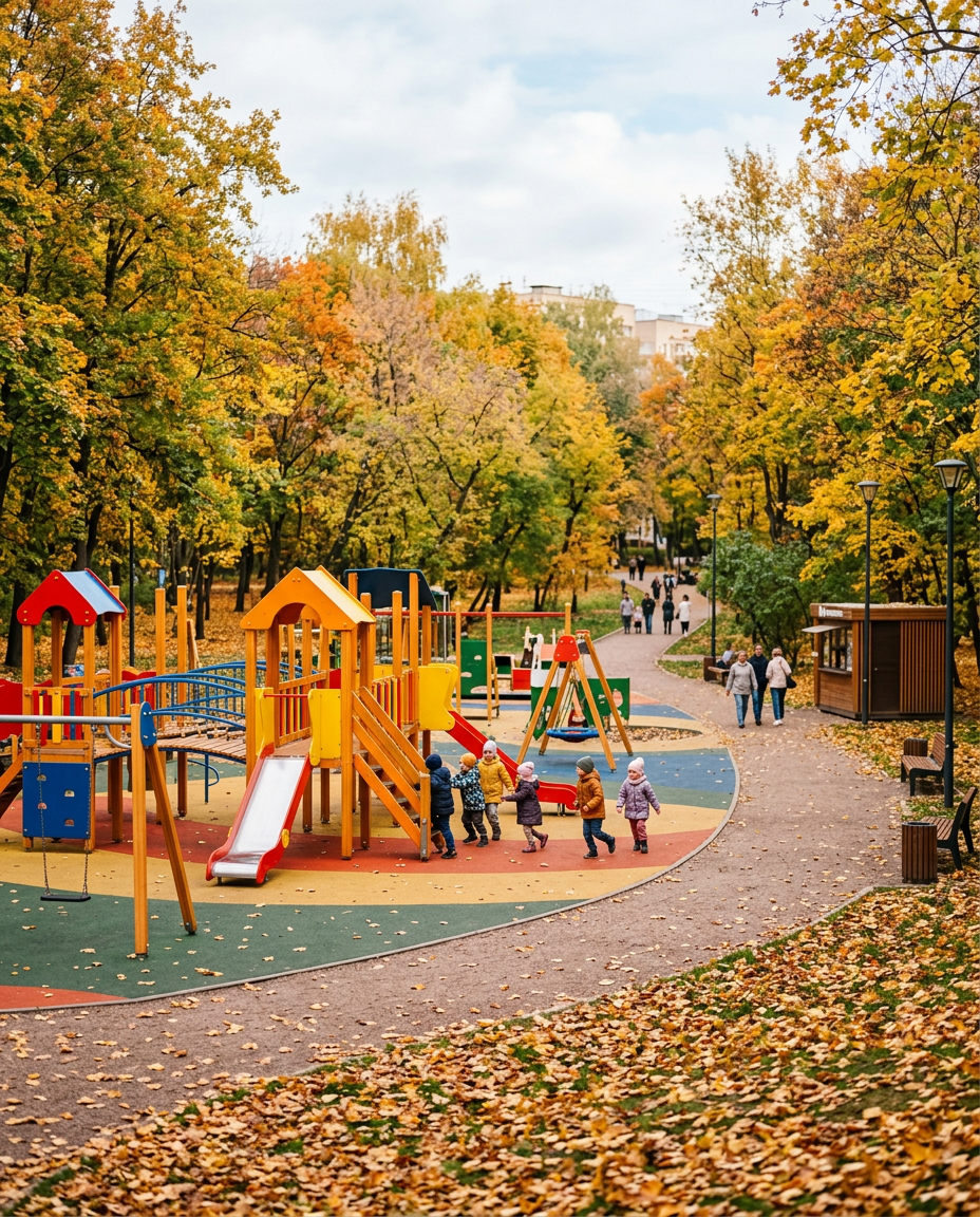 Площадки и аллеи